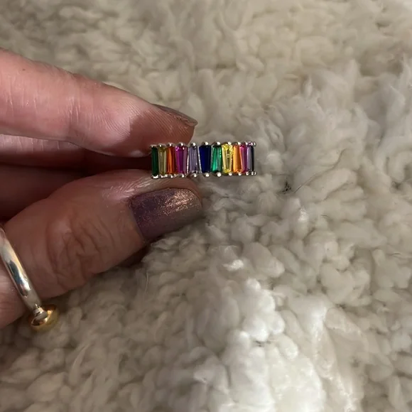 Multi Color Stone Ring - Picture 3 of 6